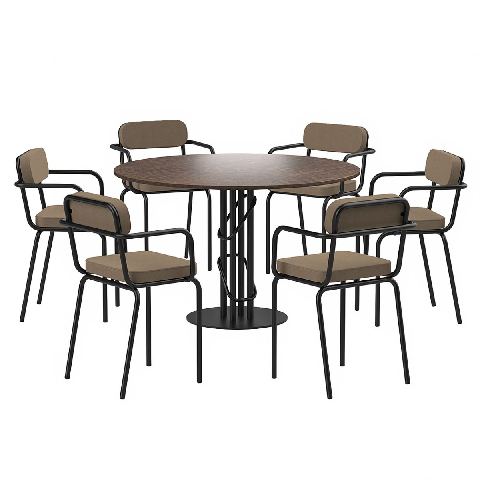 Modern Dining Table & Chairs Set