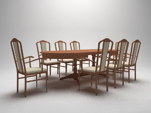 Modern Dining Table & Chairs Set