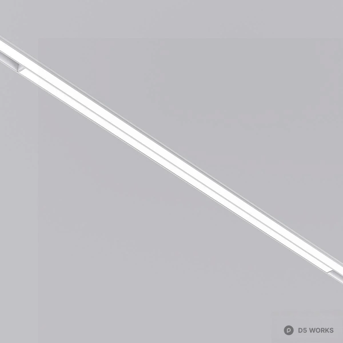 Minimalist Linear Light 3d model thumbnail 2