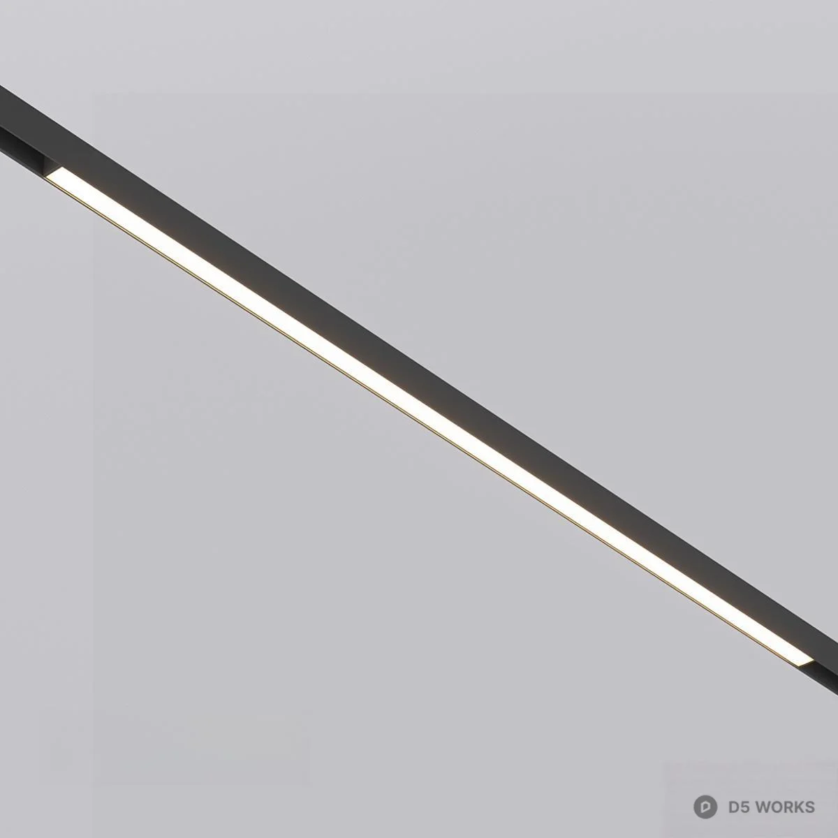Minimalist Linear Light 3d model - Image 1