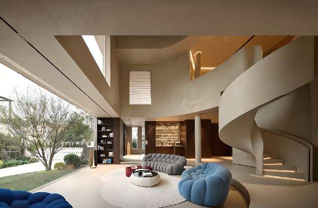 Modern Villa Living Room