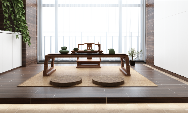 Classical Chinese Tea Table & Chairs Set