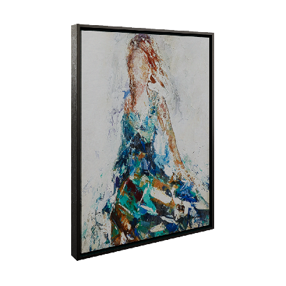 Paintings Black Metal Frame Hanging Picture 01 