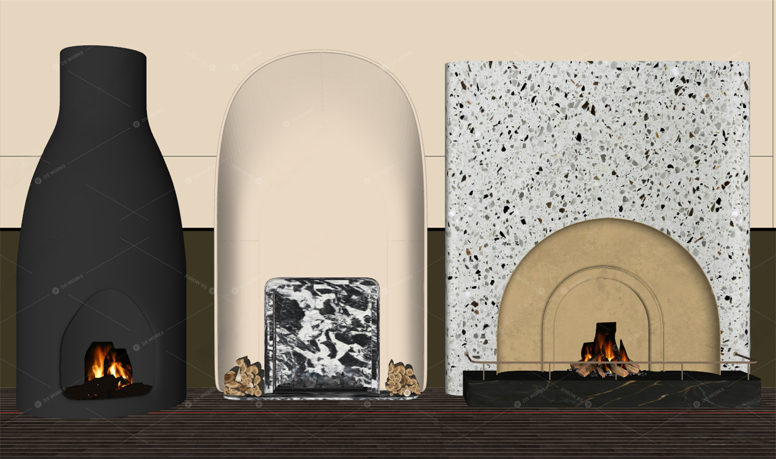 Fireplaces 3D Models 2