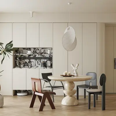 Creamy Dining Room (Home)