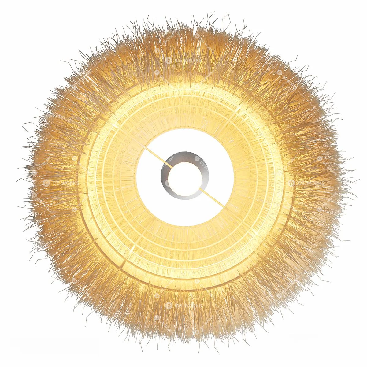 Tassel Pendant Lamp 3d model thumbnail 3
