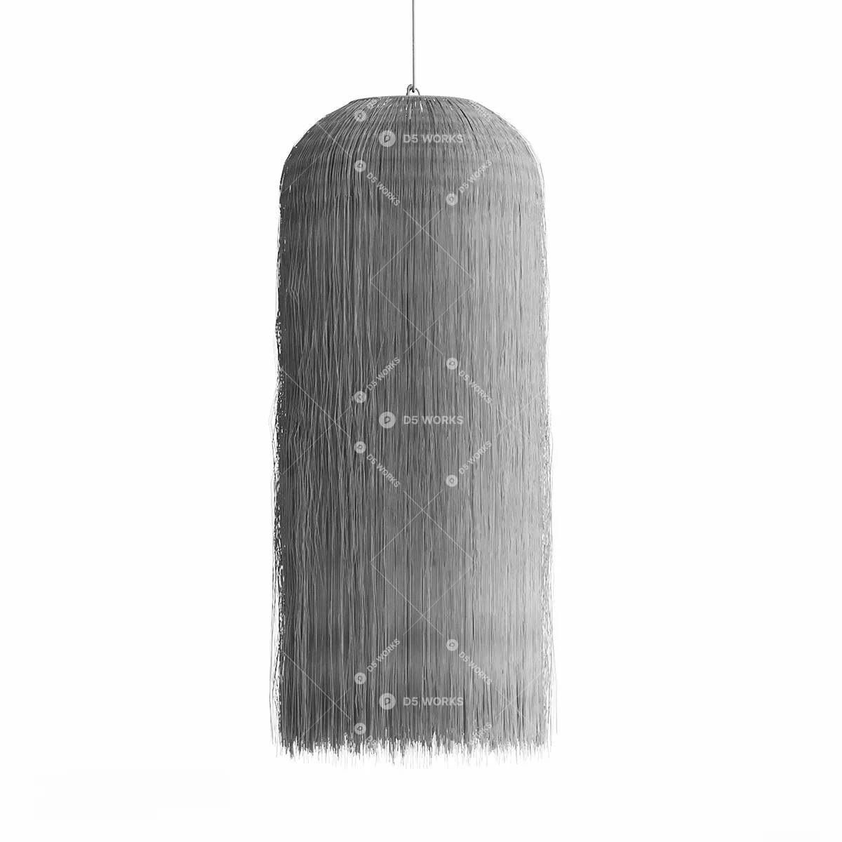 Tassel Pendant Lamp 3d model thumbnail 6