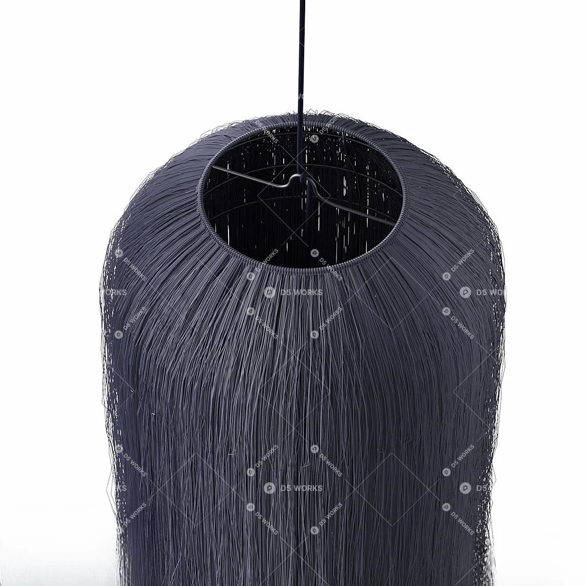 Tassel Pendant Lamp 3d model thumbnail 5