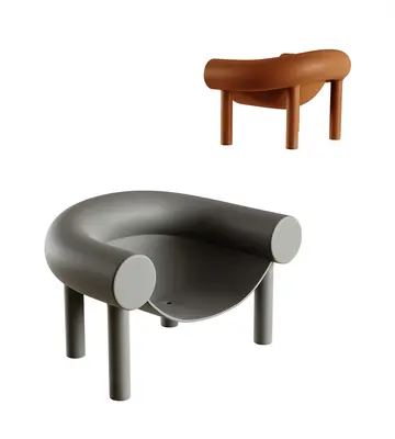 Modern Lounge Chair 3d model