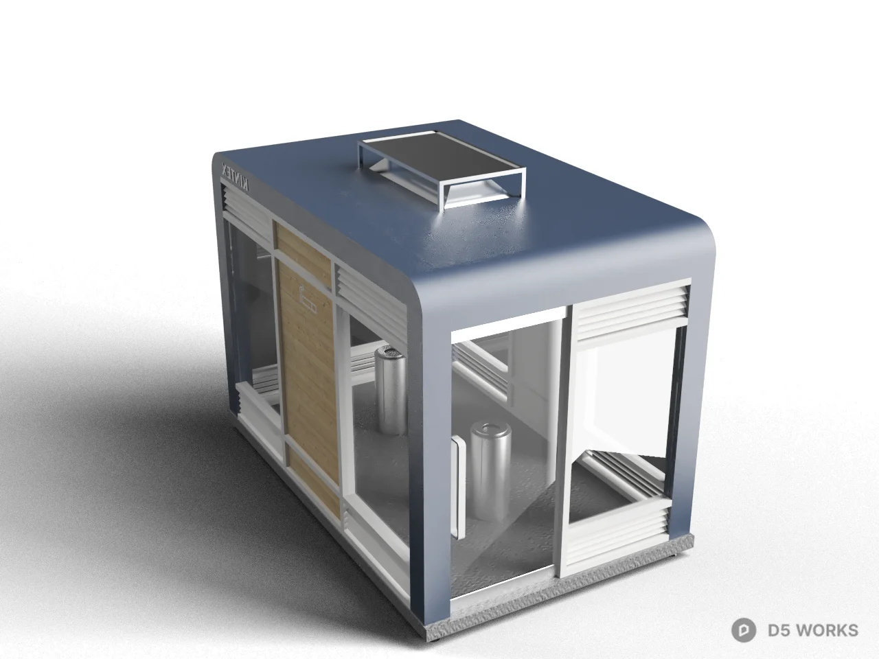 Modular Container Unit 3d model - Image 1