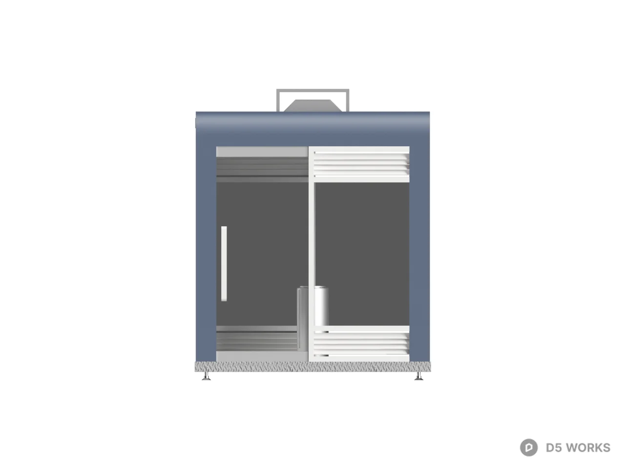 Modular Container Unit 3d model thumbnail 2