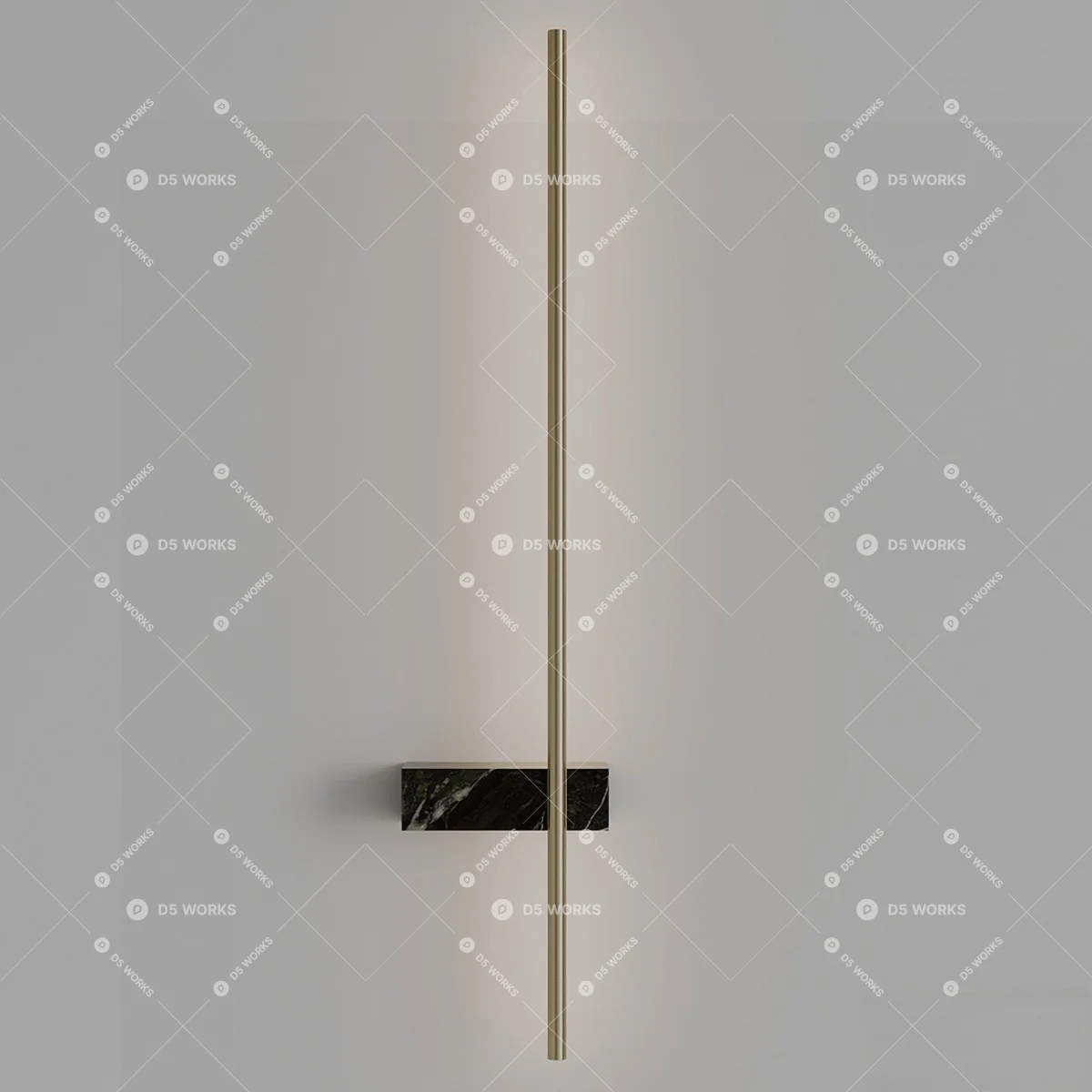 Modern Wall Lamp 3d model thumbnail 2