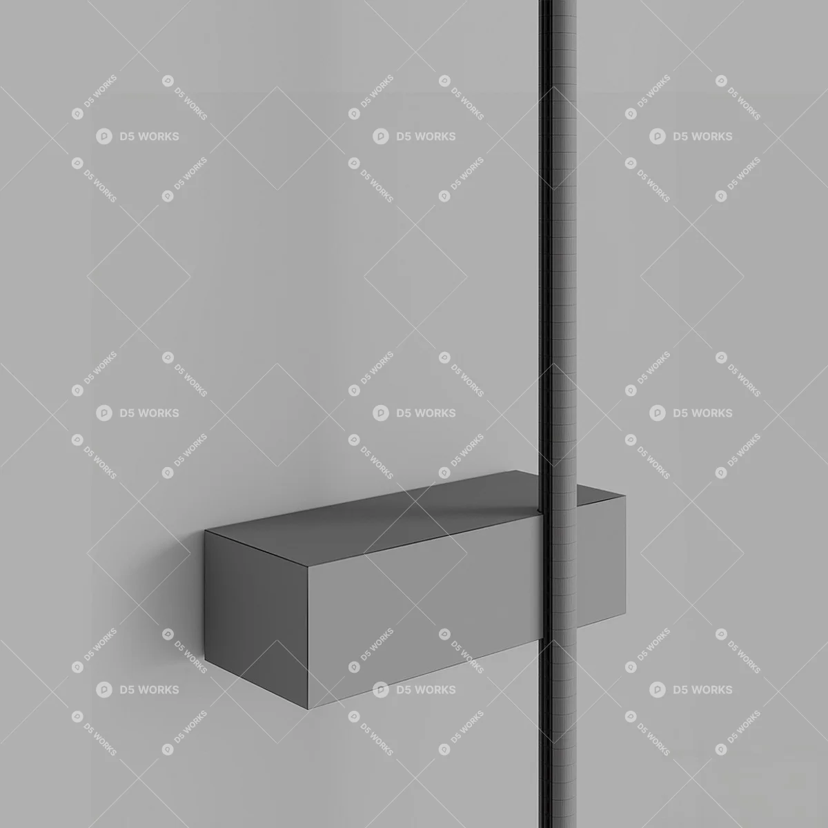 Modern Wall Lamp 3d model thumbnail 3