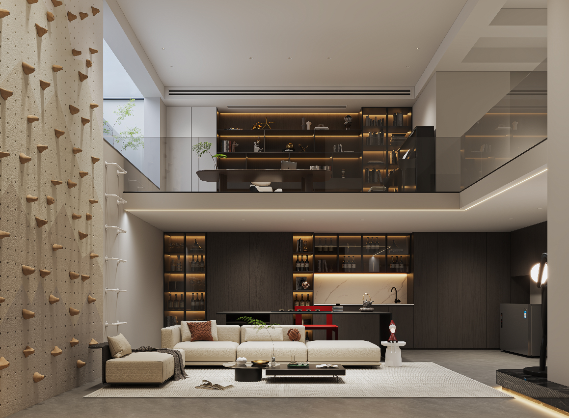 Modern Villa Living Room