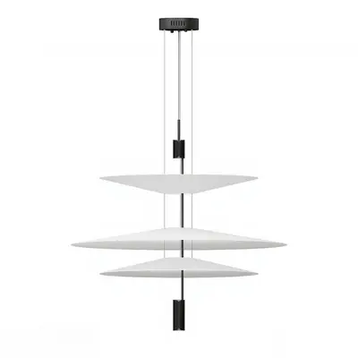 Modern Layered Pendant Light 3d model