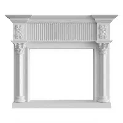 European Fireplace 3d model