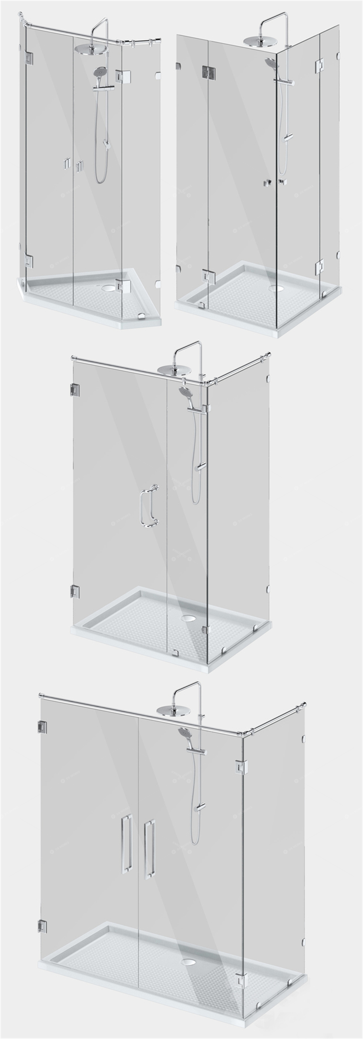 Bathroom Fixtures 3D Models 3