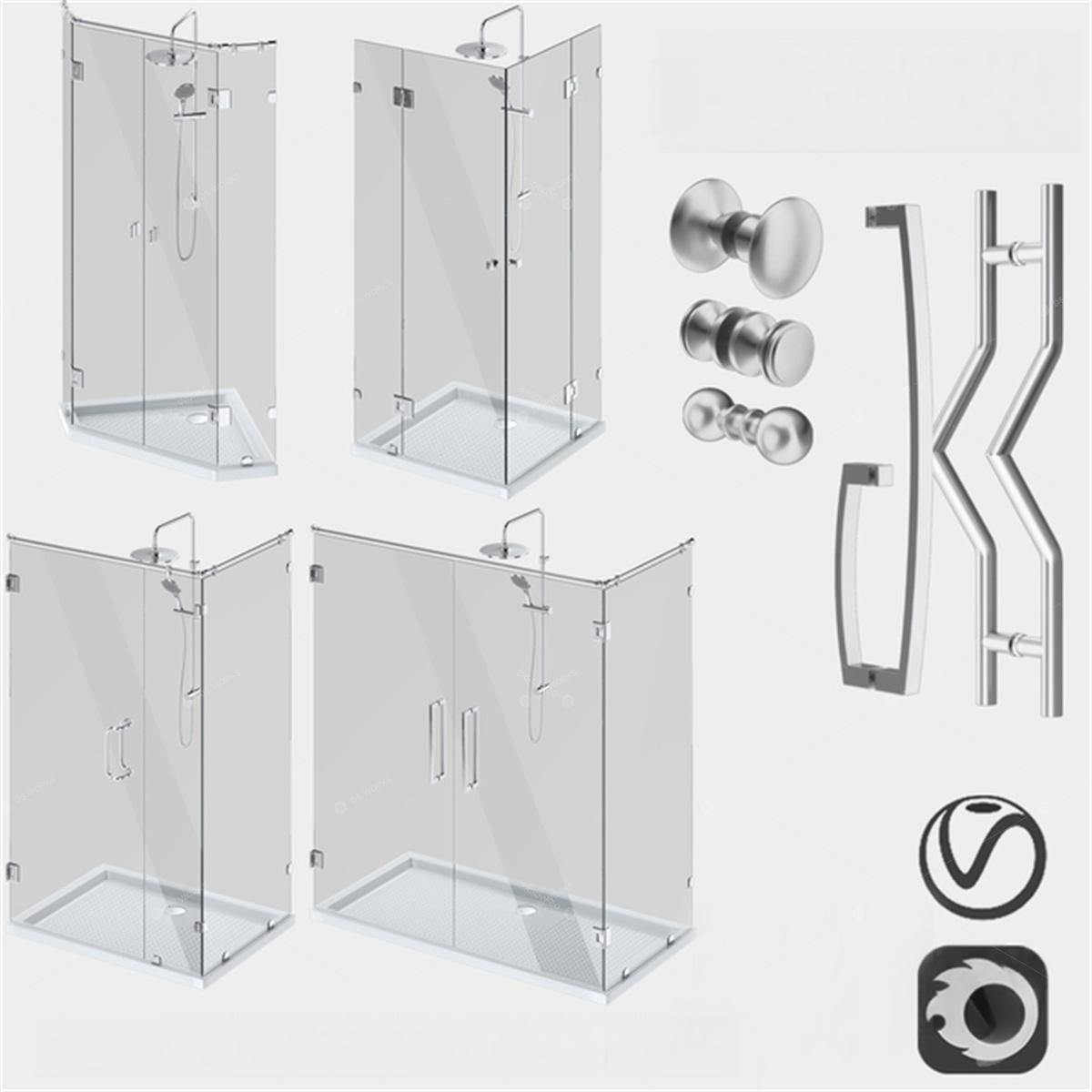 Bathroom Fixtures 3D Models 2