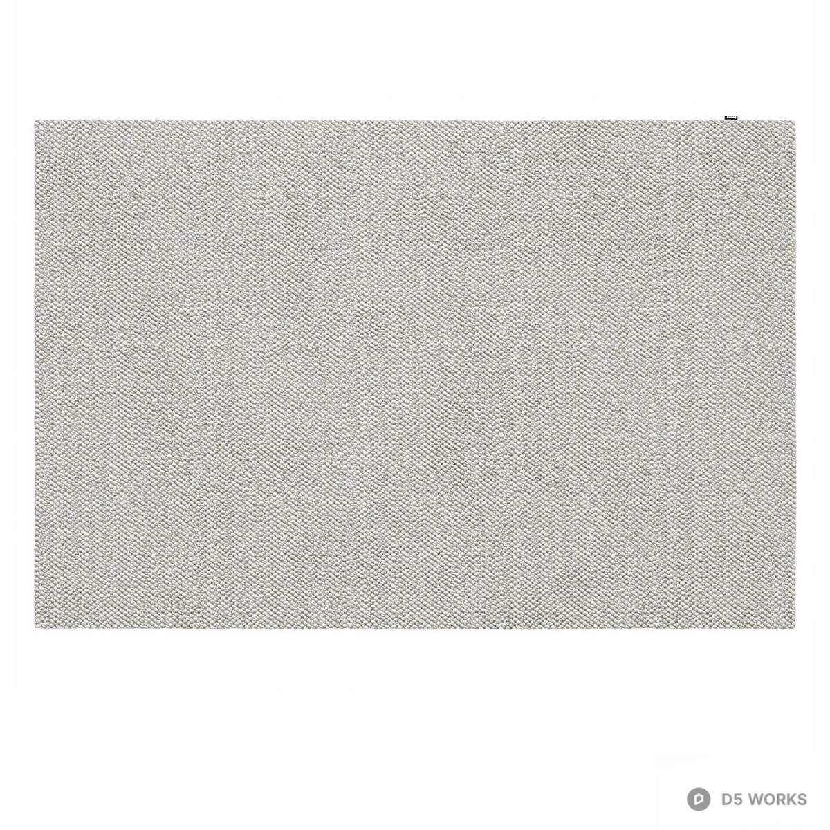 Minimalist Woven Area Rug 3d model thumbnail 2