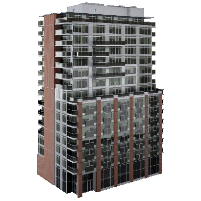 Hotel Building Modern Commercial Hotel 55M