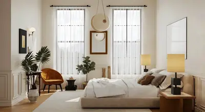 Modern Home Bedroom 3d model