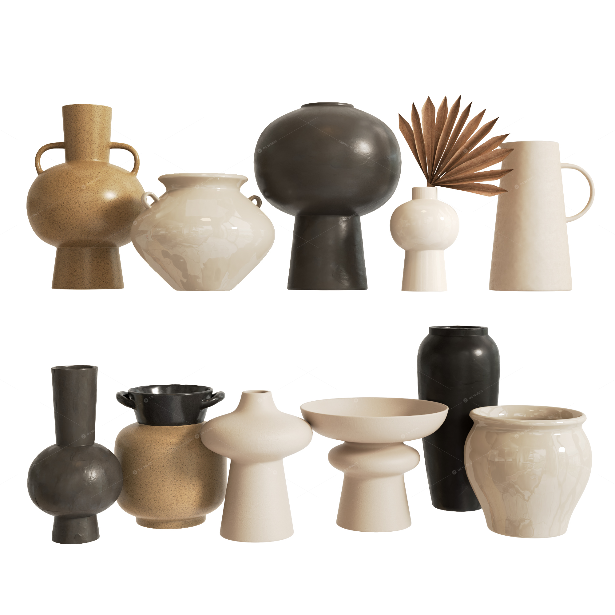 Ceramic Vessels 3D Models