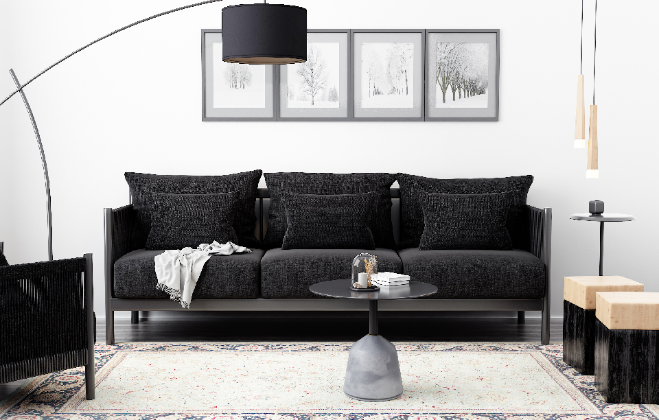 Modern Three-seater Sofa