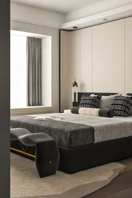 Quiet Luxury Home Bedroom 3d model