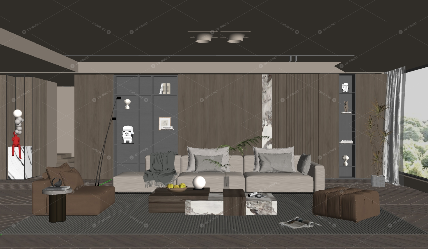 Living Rooms 3D Models 2