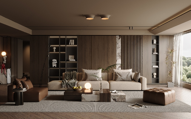 Modern Villa Living Room