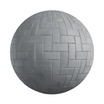 Grey herringbone floor tile 02