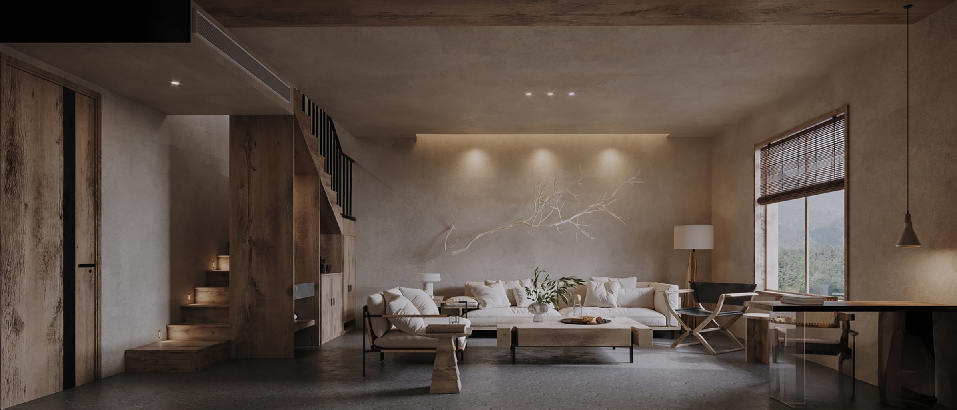 Wabi-Sabi Home Living Room