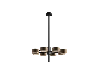 Modern Minimalist Pendant Chandelier 3d model