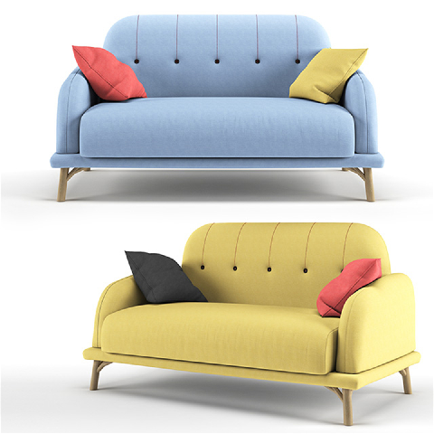 Modern Two-seater Sofa