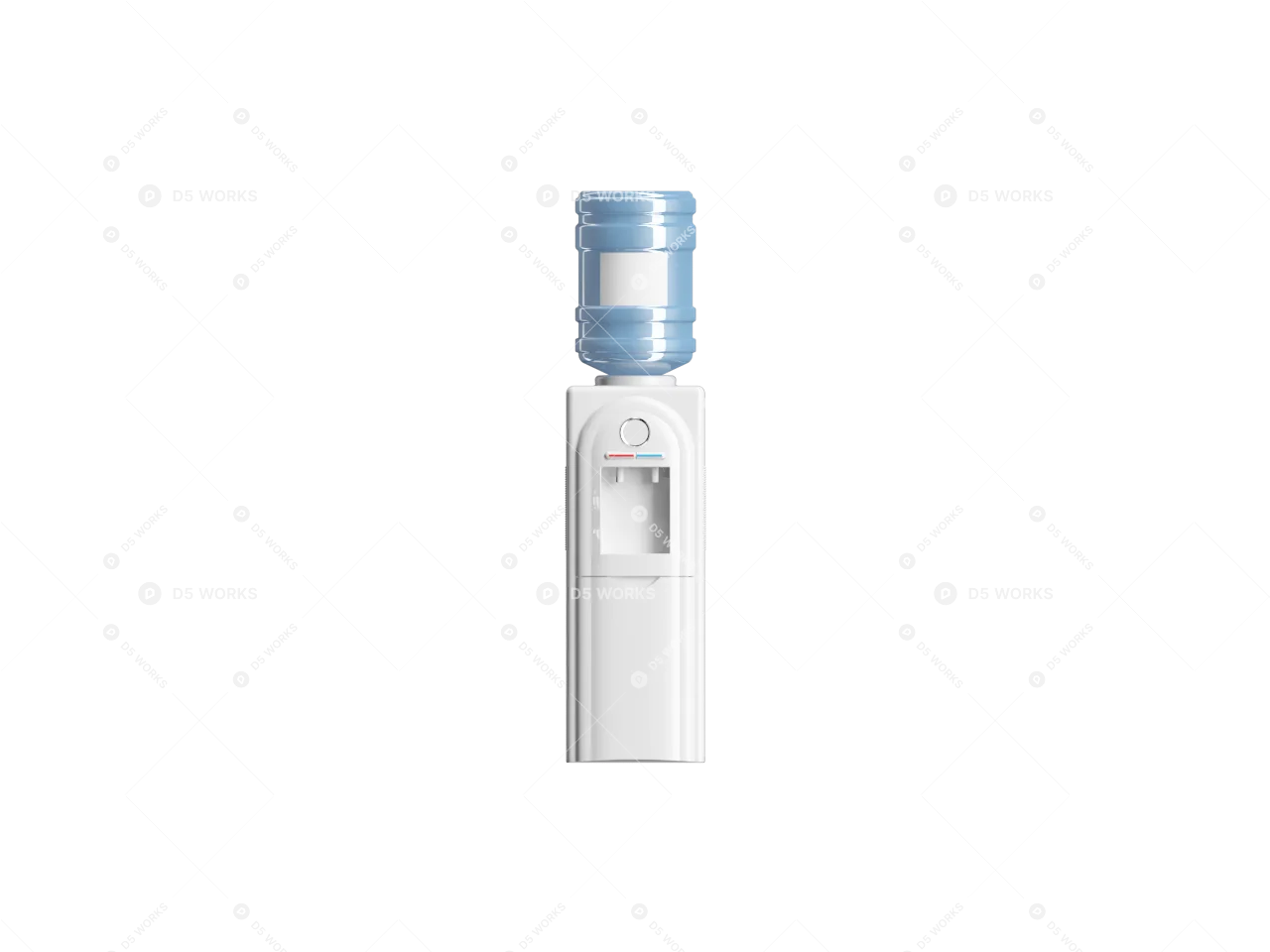 Water Dispenser 3d model thumbnail 2