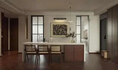 Mid-Century Modern Living & Dining Room