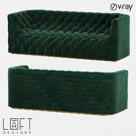 Modern Three-seater Sofa