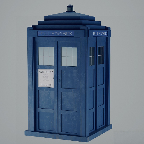 Modern Telephone Booth