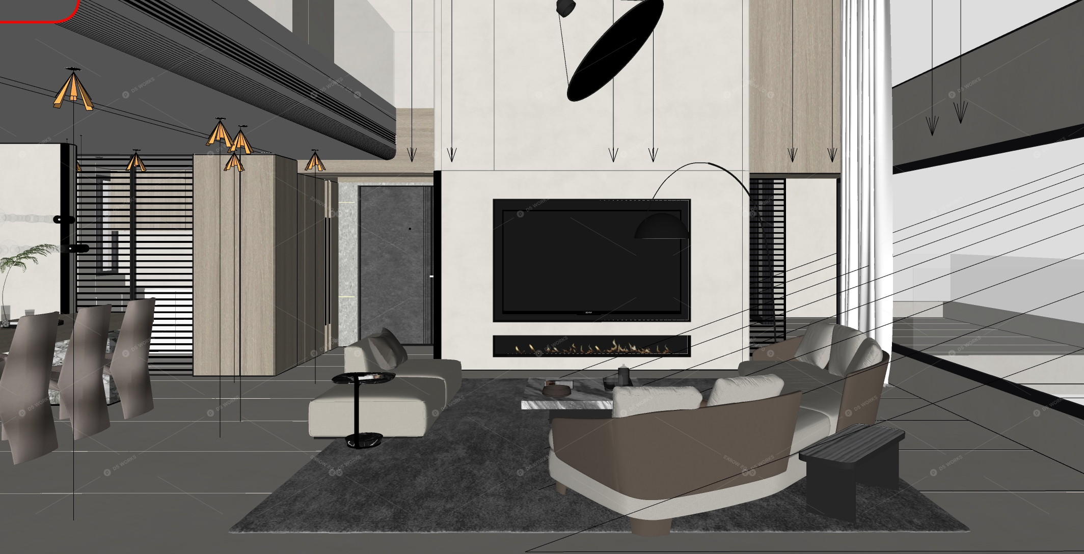 Living Rooms 3D Models 2