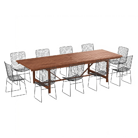 Modern Dining Table & Chairs Set