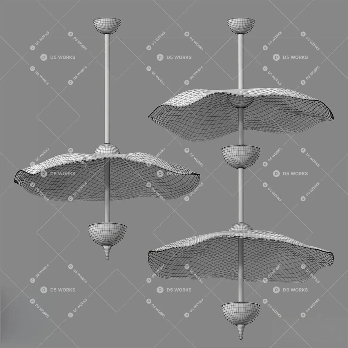 Pendant Light 3d model thumbnail 2