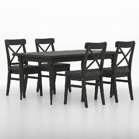 Modern Dining Table & Chairs Set