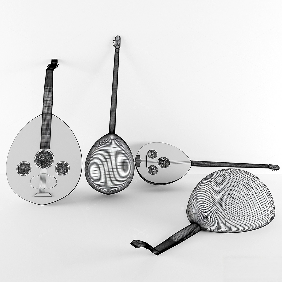 Musical Instruments & Art Supplies 3D Models 2