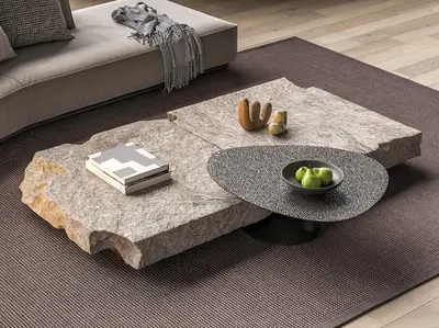 Natural Stone Coffee Table 3d model