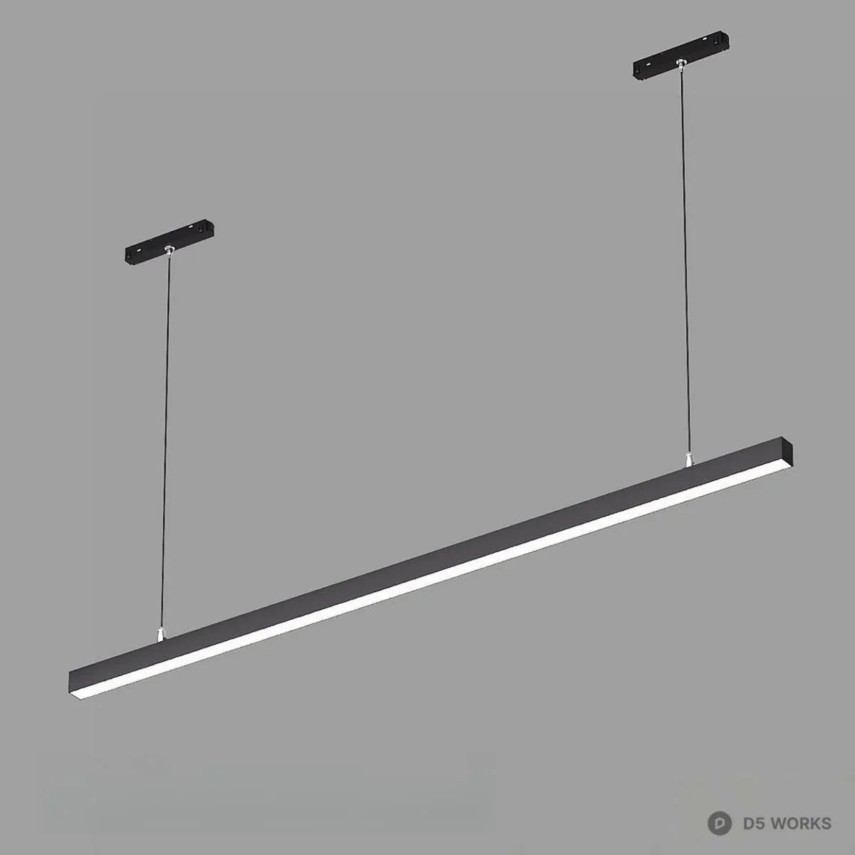 Linear Suspension Light 3d model - Image 1