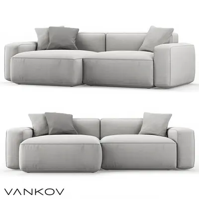 Modern Three-seater Sofa