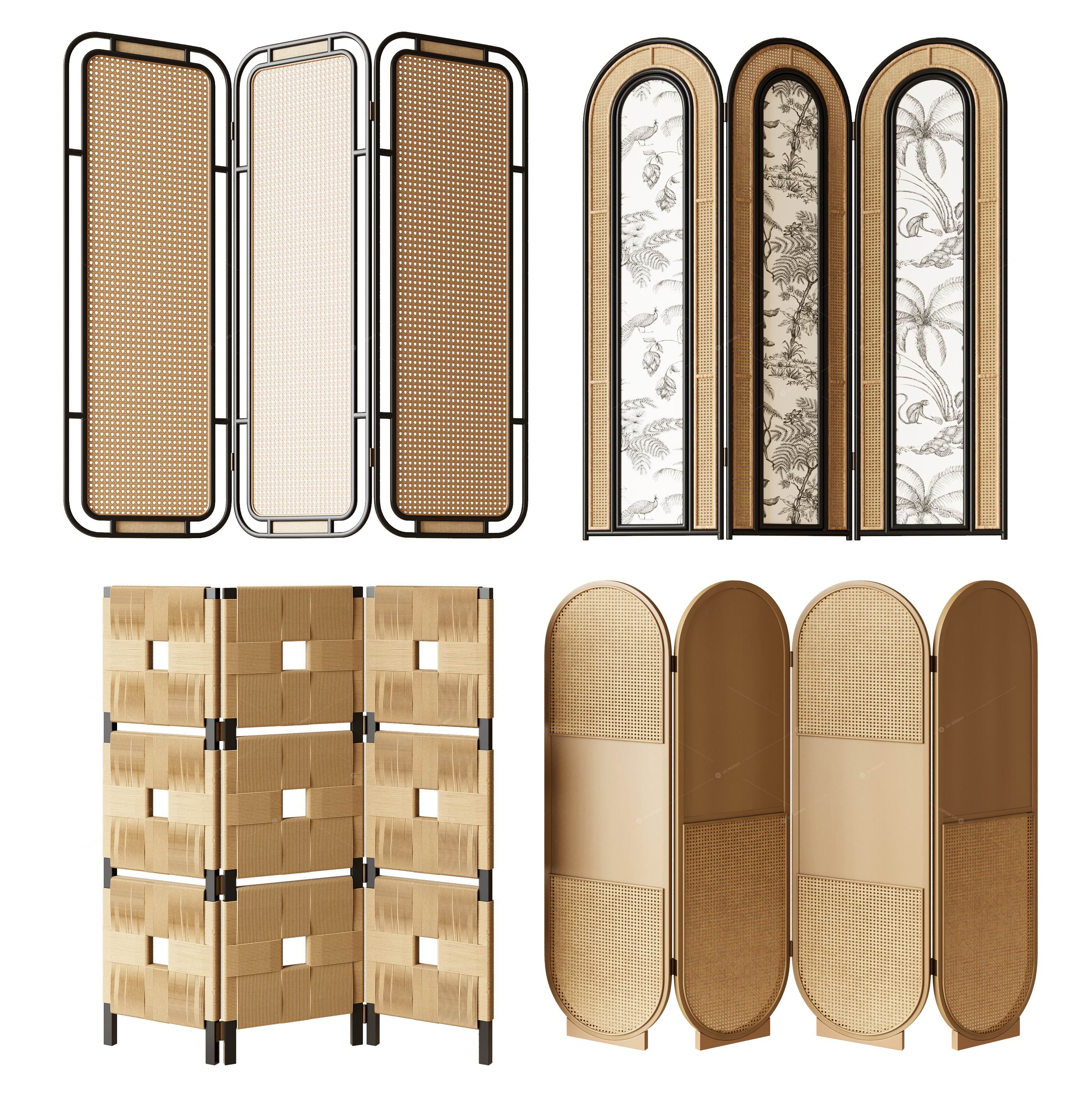 Screens & Partitions 3D Models