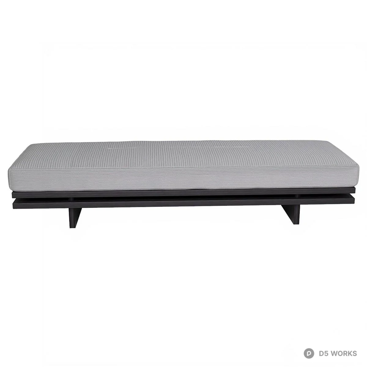 Minimalist Sofa Stool 3d model thumbnail 2