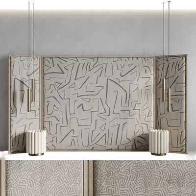 Modern Contemporary Bed Feature Wall