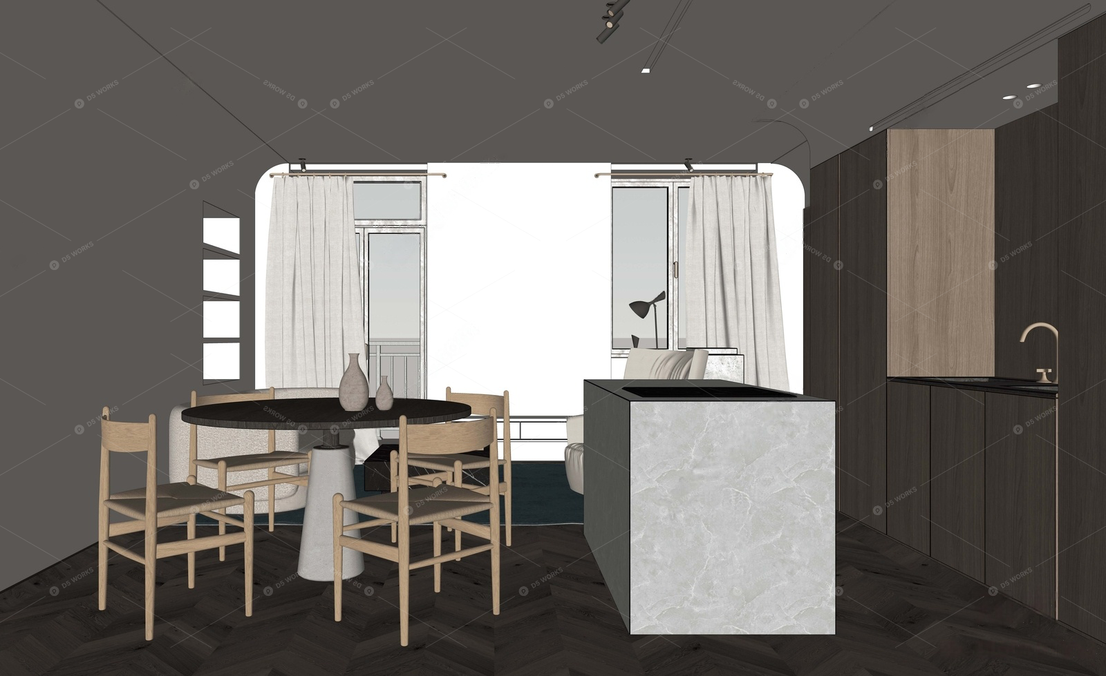 Living & Dining Rooms 3D Models 2
